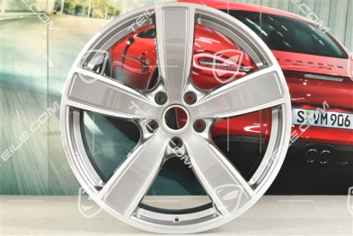 22-inch wheel rim, Sport Classic, 10J x 22 ET48, Platinum Silver