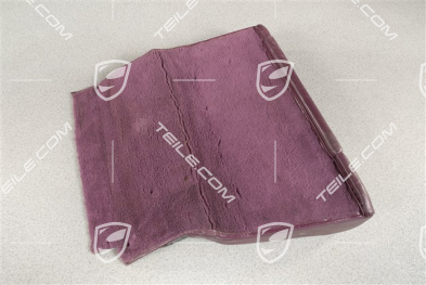 Back seat backrest, Coupe, Leatherette, Magenta, R