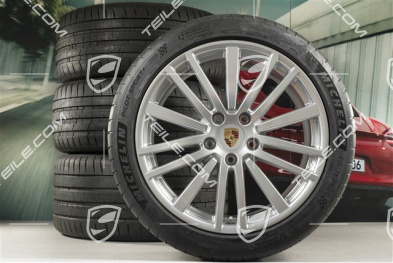 20" Panamera Design Sommerräder, Felgen 9,5J x 20 ET71 + 11,5J x 20 ET68 + Michelin Sommerreifen 275/40 ZR20 + 315/35 ZR20, mit RDK-Sensoren