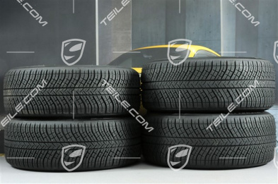 19" koła zimowe Cayenne S, komplet, felgi 8,5J x 19 ET47 + 9,5J x 19 ET54 + NOWE opony zimowe Michelin 255/55 R19 + 275/50 R19, z czujnikami ciśnienia