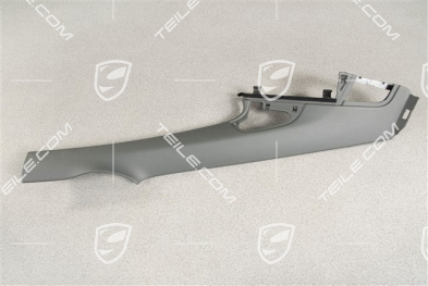 Tapicerka słupka-C, Coupe, Skóropodobna, Stone grey, L