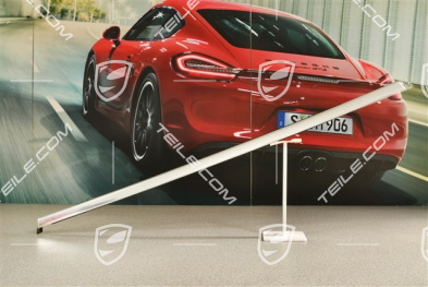 Moulding, aluminium package, rear door, Galvano silver, L
