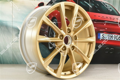 19" Felga Boxster S, 8J x 19 ET57, aurum satynowy półmat