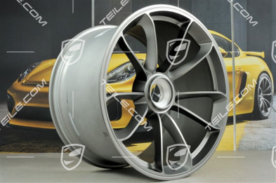 21" felga GT3RS, 12,5J x 21 ET48, platynowa satyna