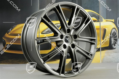 21" Felge Panamera Exclusive, 9,5J x 21 ET71, in Platinum-Seidenmatt