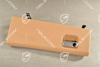 Handschuhkasten Blende, Leder, Luxorbeige