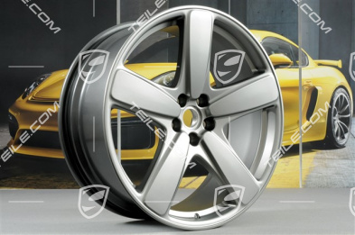 21" komplet felg Sport Classic, 9J x 21 ET26 + 10J x 21 ET19, Platynowe półmat