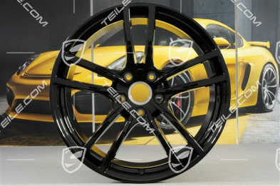 21-inch wheel rim, Cayenne Turbo, 11J x 21 ET58, black high gloss