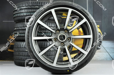 20-inch Carrera Classic II summer wheels set, rims 8,5 J x 20 ET49 + 11,5 J x 20 ET76 + summer tires 245/35 R20 + 305/30 R20, with TPM