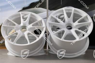 19" GT3RS II 4.0 / GT2RS Felgensatz, Weiß, vorne 9J x 19 ET47 + hinten 12J x 19 ET48