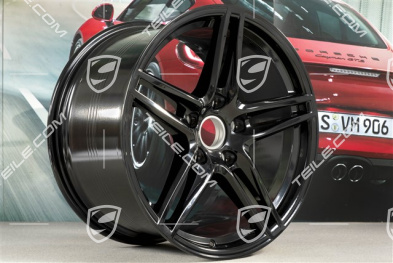 19" felga Carrera VI, 11J x 19 ET56, czarny wysoki połysk