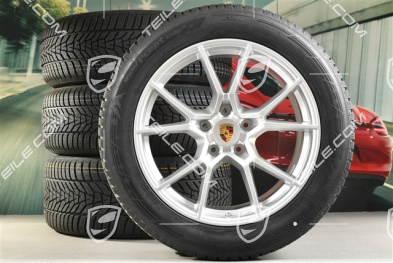 20" Cayenne S Winterräder Satz, Felgen 9J x 20 ET50 + 10,5J x 20 ET64 + Hankook Winterreifen 255/55 R20 + 295/45 R20, mit RDK-Sensoren