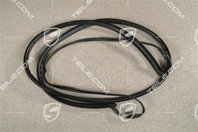 Gasket for hardtop rear window