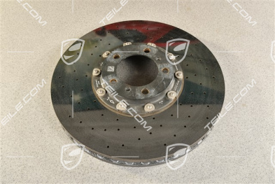 PCCB Keramik-Bremsscheibe, Panamera, 20" / 420mm, beschädigt am Rand (sehe Bilder), L