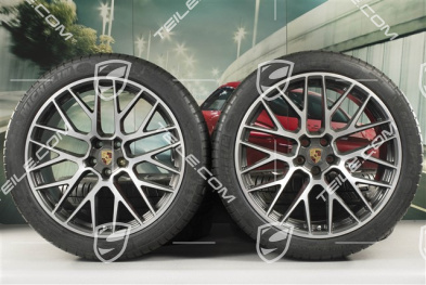 21" RS Spyder Design Sommerräder, Felgen 9,5J x 21 ET27 + 10J x 21 ET19 + NEUE Michelin Sommerreifen 265/40 R21 + 295/35 R21, mit RDK-Sensoren