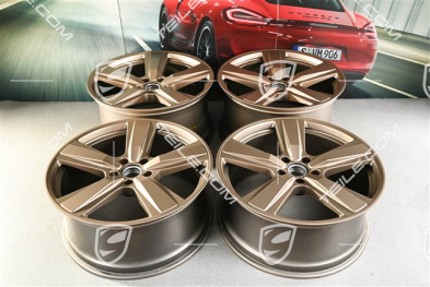 22" Komplet felg Cayenne Coupe Exclusive Design Sport, 10J x 22 ET48 +11,5J x 22 ET52, neodyme