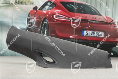 Verkleidung von C-Säule, Alcantara, Schwarz, R