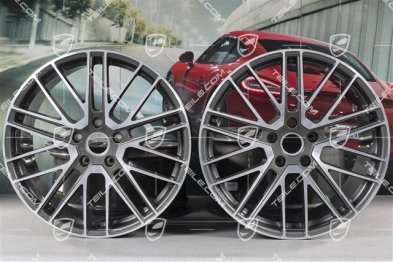 21" komplet felg Turbo Design II / Turbo V, 9,5J x 21 ET71 + 11,5J x 21 ET69