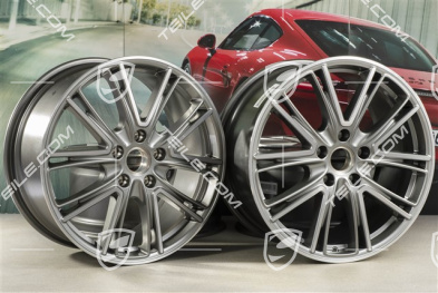 20" komplet felg Exclusive Design, 10,5J x 20 ET71 + 9,5J x 20 ET71, do użytku w zimie, platinum silver