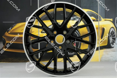 21-inch wheel rim Panamera Sport Design, 9,5J x 21 ET71, black high gloss