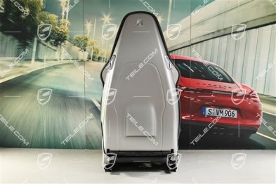 Sportsitz, elektrisch verstellbar, 18-fach, mit Heizung, Lendenwirbelstütze, Belüftung, Leder, schwarz L