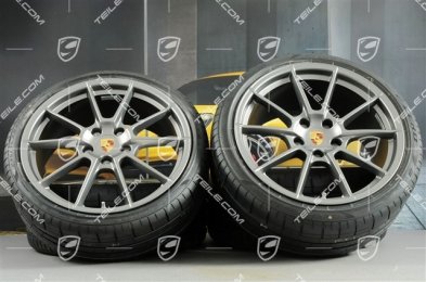 20" Spyder summer wheel set, rims 8.5J x 20 ET57 + 10.5J x 20 ET47 + NEW Pirelli summer tyres 235/35 ZR20 + 265/35 ZR20