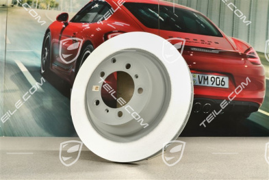 Brake disc, 18-inch, brake calliper in Black/Green, / 19-inch, brake calliper in Red, L=R