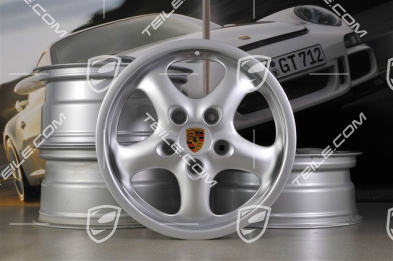 17" Komplet felg CUP II, 7J x 17 ET55 + 8J x 17 ET70, do użytku w zimie (C2/C4/Targa)