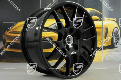 20" Komplet felg RS Spyder, 9,5J x 20 ET65 + 10,5J x 20 ET65, przeznaczone do opon zimowych, czarny wysoki połysk