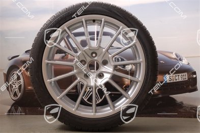 21-inch Cayenne SportPlus winter wheel set, wheels 10Jx21 ET50 + 10Jx21 ET45, tyres 295/35 R21Y
