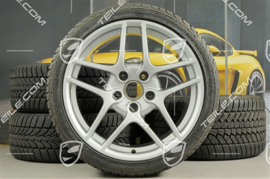 19-inch Carrera S II winter wheels, wheels: 8J x 19 ET57 + 11J x 19 ET67, Nokian WR winter tyres 235/35 R19 + 295/30 R19, without TPMS