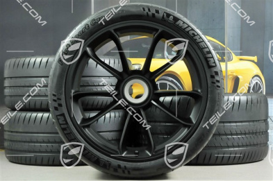 20+21" GT3 RS wheel set, rims: front 9,5J x 20 ET50 + rear 12,5J x 21 ET48 + Michelin Pilot Sport Cup 2 summer tyres: 265/35 R20 + 325/30 R21, black