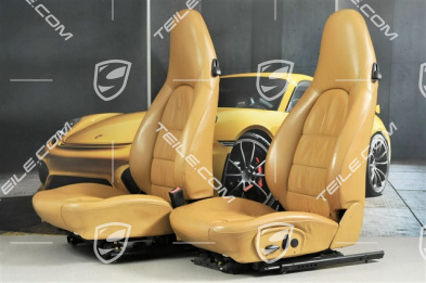 Seats, el adjustable, leather, Savanna, Draped, set (L+R)