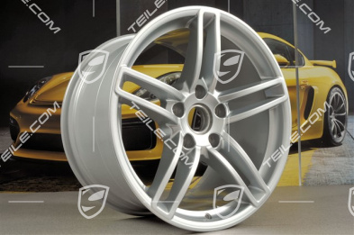 19" Felgensatz Carrera, 8,5J x 19 ET54 + 11J x 19 ET48, Brilliantsilber