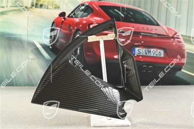 21-Zoll Taycan Exclusive Design Schmiederäder Radzierblende aus Carbon, Hinten, R