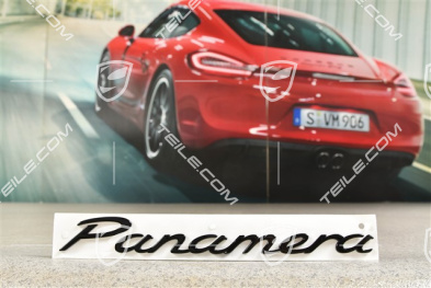 Schriftzug / Abzeichen / Emblem Aufkleber Panamera, Schwarz