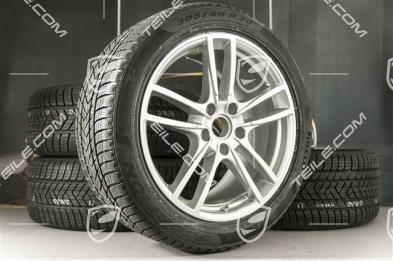 20-inch Cayenne Sport winter wheel set, rims 9J x 20 ET50 + 10,5J x 20 ET64 + Pirelli winter tyres 275/45 R20 + 305/40 R20, with TPMS