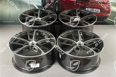 21" Wheel rim set Cross Turismo Design, 9,5J x 21 ET60 + 11,5J x 21 ET66, Titanium