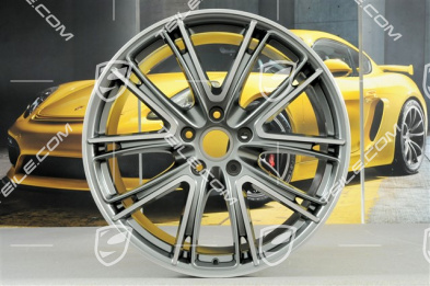 21" Felge Panamera Exclusiv, 11,5J x 21 ET69, Platinsilber-Metallic