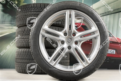 20" Winterräder Satz "Panamera Turbo", Felgen 9,5 J x 20 ET71 + 10,5 J x 20 ET71 + Michelin Pilot Alpin 4 Winterreifen 275/40 R20 + 315/35 R20