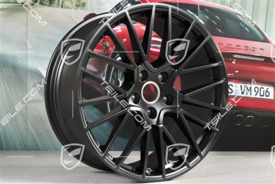 21" Felga Cayenne RS Spyder, 9,5J x 21 ET46, czarny satynowy półmat