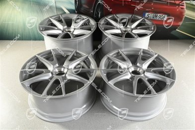 19" GT3RS II 4.0 / GT2RS Felgensatz, GT-Silber, 9J x 19 ET47 + 12J x 19 ET48
