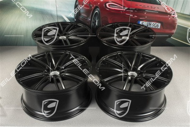 22-inch wheel rim setTurbo IV, 11,5J x 22 ET52 + 10J x 22 ET48, for Coupé, black satin-mat