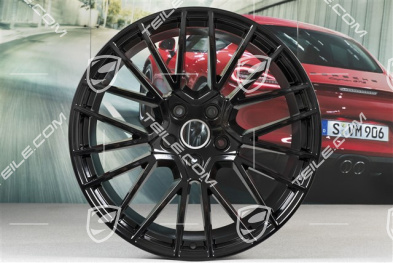 21" Felgensatz Cayenne RS Spyder, 11J x 21 ET49 + 9,5J x 21 ET46, schwarz hochglanz, für den Cayenne Coupé