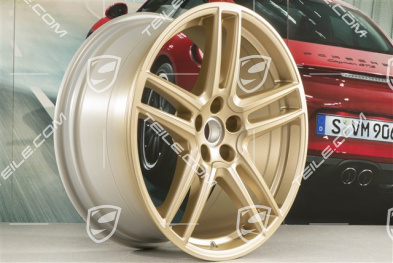 20" Felgensatz "Macan Turbo", 9J x 20 ET26 + 10J x 20 ET19, CMS, Aurum seidenmatt