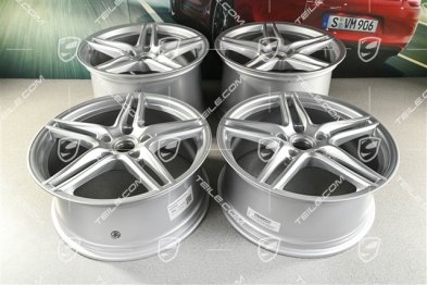 19" Komplet felg Carrera VI , 8,5J x 19 ET50 + 11J x 19 ET77, do użytku w zimie