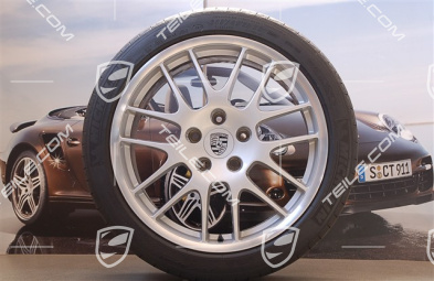 20" Komplet kół letnich RS Spyder Design, felgi 9,5J x 20 ET65 + 11J x 20 ET68 + opony 255/40 ZR20 + 295/35 ZR20, Michelin