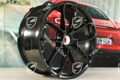 22" Felga GT Design, 10,5J x 22 ET49, czarny wysoki połysk