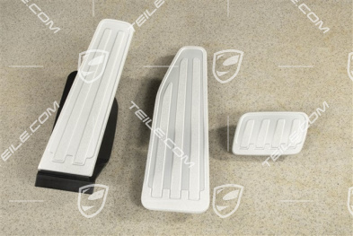 Pedal cap foot support set, Aluminium, PDK transmission
