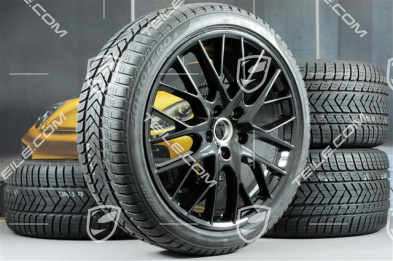 21-inch winter wheels set "SportDesign", rims 9,5 J x 21 ET71 + 10,5 J x 21 ET71 + Pirelli Sottozero III winter tires 275/35 R21 + 315/30 R21, black high gloss